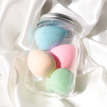 Canned Powder Puff Beauty Egg Box Makeup Sponge  Set